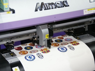 Vinyl or Paper labels and  Car Stickers: Our in house print production produces indoor and outdoor stickers digitally printed and cut to shape,laminated if needed.<br>If you need large quantities we can also litho print vinyl and paper.