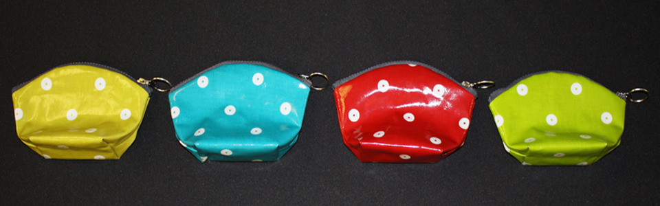 OILCLOTH COSMETIC BAGS